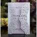 Beautiful Invitation Card Wedding  Decoration Laser Cut Iridescent Paper